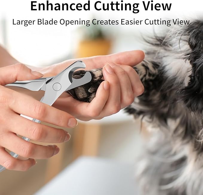 Dog Nail Clippers & Trimmers with Safety Guard - Heavy Duty Pet Nail Clippers for Large, Medium, Small Dogs & Cats