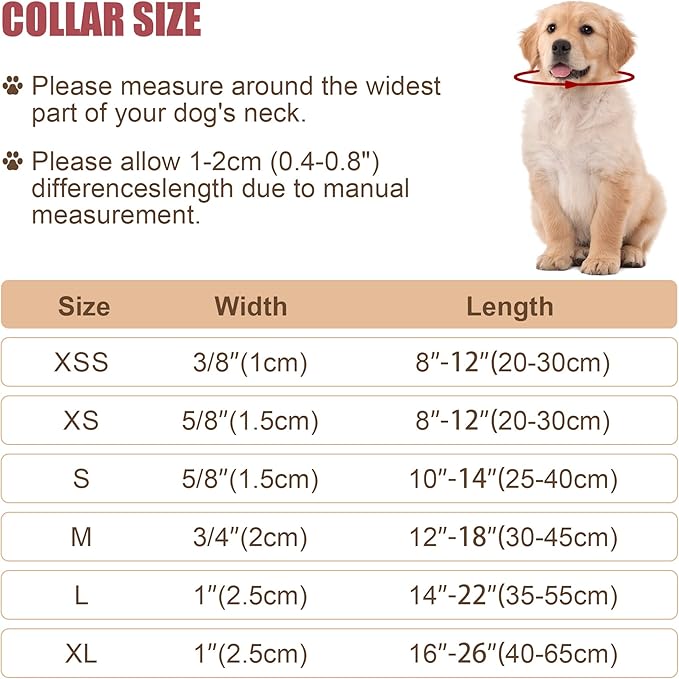 Reflective Dog Collar with Buckle Adjustable Safety Nylon Collars for Small Medium Large Dogs, Green L