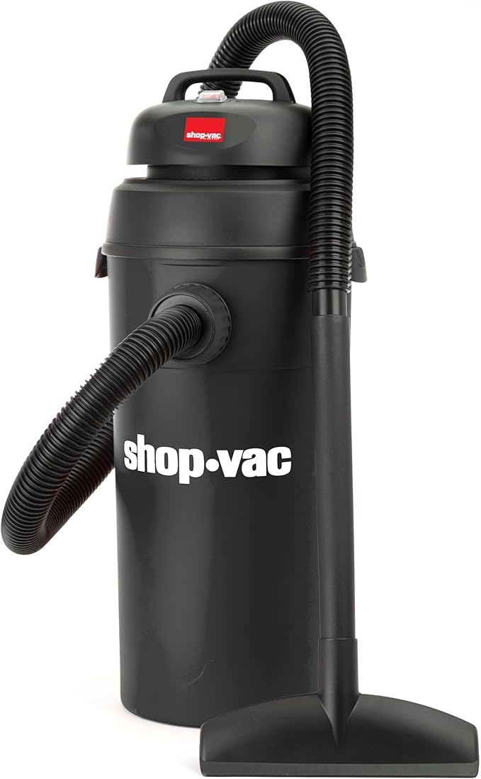 Shop-Vac 9522205 5 Gallon 5.5 Peak HP Hangup Wet/Dry Vacuum, 1.25 Inch Diameter x 18 Foot Hose, 6 Foot Cord, Wall Mount Included, Ideal for Garage, Workshop & Home