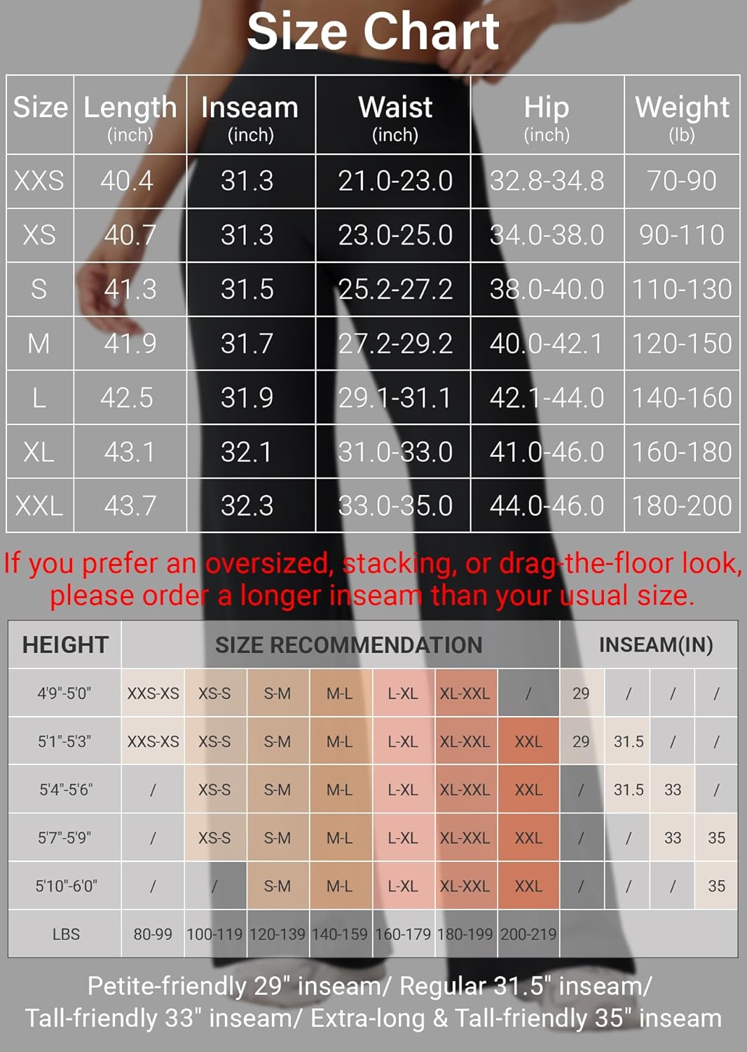 YEOREO High Waist Workout Leggings - No Front Seam Straight Design | Buttery Soft Yoga Pants in Multiple Sizes