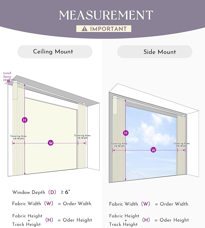 Graywind Rechargeable Smart Curtains Compatible with Alexa App Remote Control Motorized Drape for Sliding Door One-Way or Split Draw, Custom Width Up to 220" (Cloud Series)