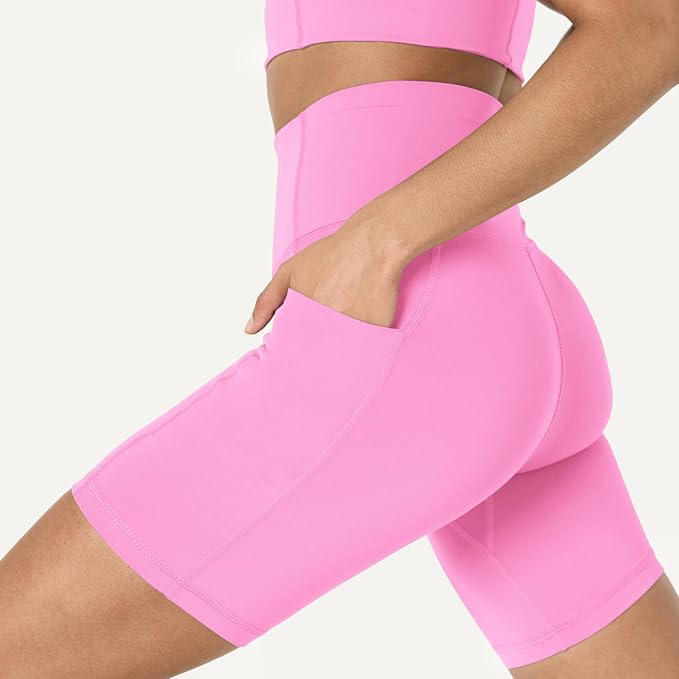 Amazon Essentials Women's Active FormFlex Buttery Soft High Waist Biker Shorts