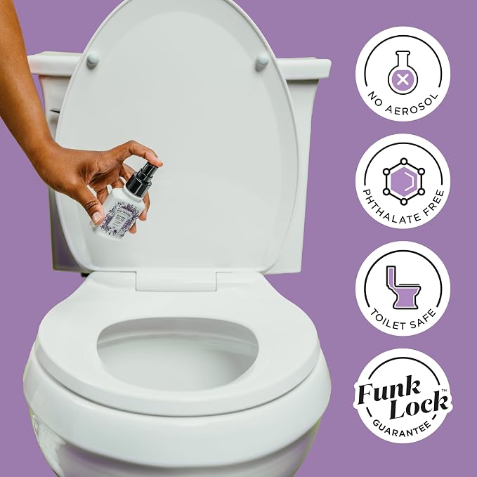 Poo~Pourri Lavender Vanilla, Lavender + Vanilla + Citrus, Before-You-Go Toilet Spray, 2 Oz