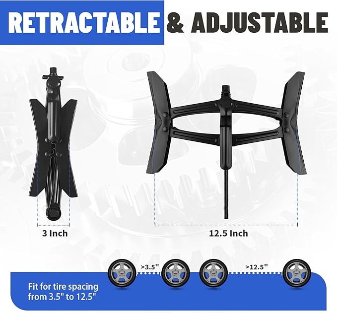 Camper Wheel Chock Stabilizer 2 Sets for RV Travel Trailer Heavy Duty RV Tire Scissor Locking X Chock RV Stabilizer Wheel Chock Anti-Move Tire Wheel Chock