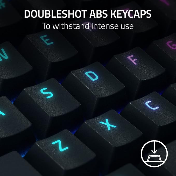 Razer BlackWidow V4 Pro Wired Mechanical Gaming Keyboard, Orange Switches | Tactile & Quiet Switches, Doubleshot ABS Keycaps, Command Dial, 8 Dedicated Macro Keys, RGB, Snap Tap, Magnetic Wrist Rest