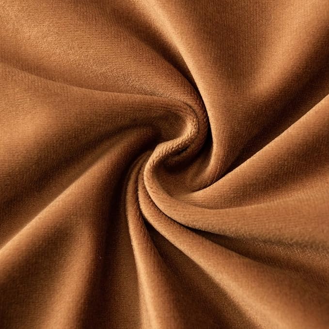 16x24 Pillow Covers Set of 2 Decorative Velvet Throw Pillow Covers,Rust | Luxury Soft Cushion Covers with Invisible Zipper for Couch Sofa Bed Living Room Bedroom Home Decor Halloween
