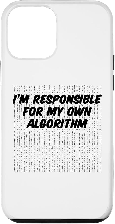 iPhone 12 mini Binary Code Computer Algorithm AI Artificial Intelligence Case
