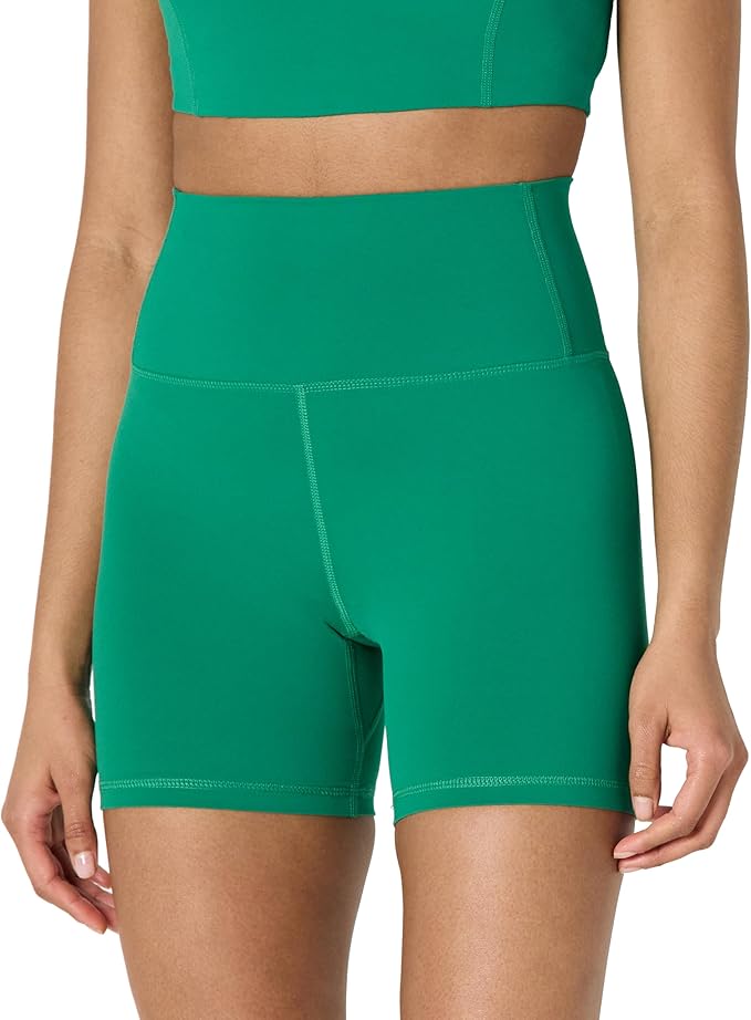 Amazon Essentials Women's Active FormFlex Buttery Soft High Waist Biker Shorts