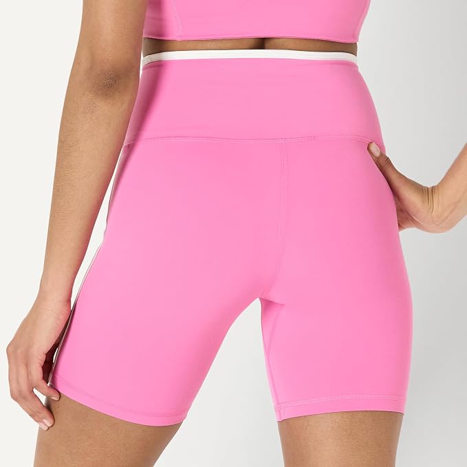Amazon Essentials Women's Active FormFlex Buttery Soft High Waist Biker Shorts