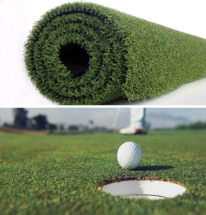 Pro Putting Green Golf Artificial Grass Turf 9FTX47FT， Indoor Outdoor Golf Training Mat, Synthetic Fake Grass for Baseball Football Gym Sports