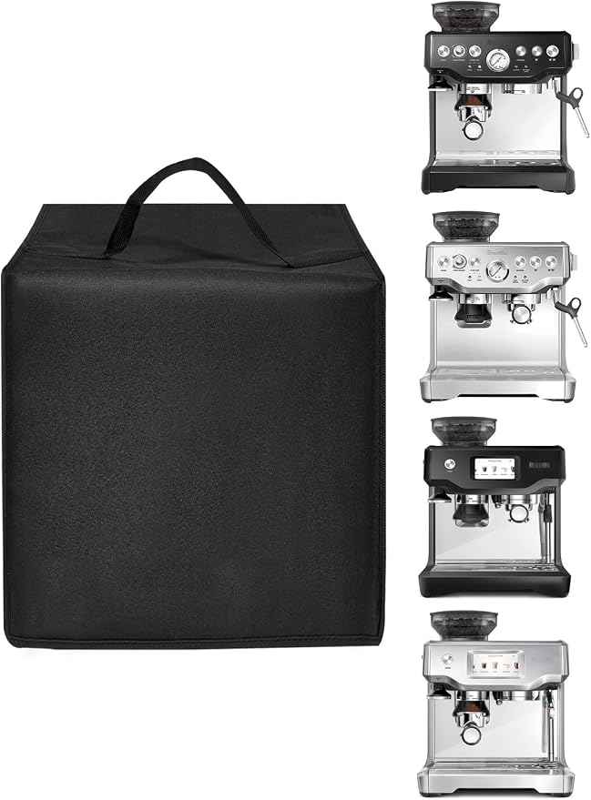 Espresso Machine Cover for BES870XL/ BES880BSS/BES876BSS Coffee Maker | Latte Maker Cover,Heavy Duty Heat-Resistant Waterproof Nylon Case for Espresso Machine