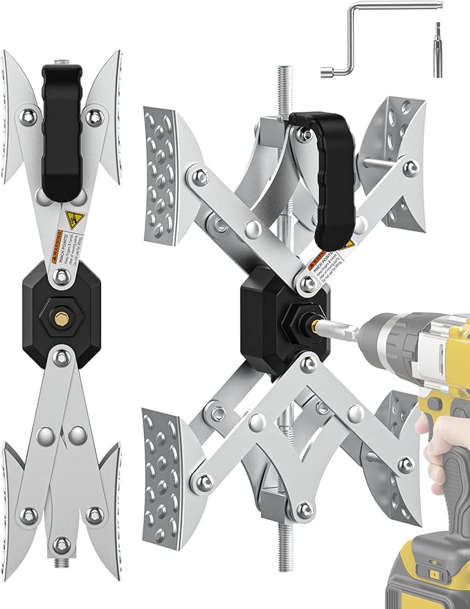 Heavy Duty X-Shaped RV Wheel Chocks, Wheel Chocks for RV Trailer Trailers & Trucks, Anti-Rust Coating X Chocks for RV 2 pack, RV Wheel Stabilizer Fits Tires 3” to 11” (Drill Adjustable Option)