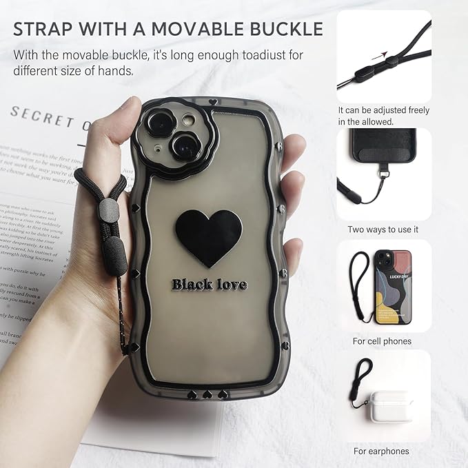 Phone crossbody strap, 2�� Pads,1�� Leather Phone Strap,1�� Phone Wrist Strap,1�� Adjustable Finger Strap,Universal Crossbody Patch Phone Lanyards,Compatible with Most Smart, phone lanyard(purple)