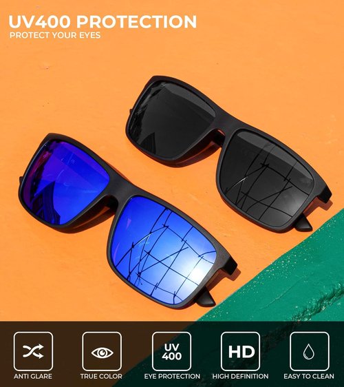 KALIYADI Polarized Sunglasses - UV Protection for Men & Women | Ideal for Driving, Fishing & Golf (3 Pack)