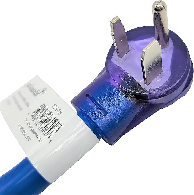 Parkworld Welder Extension Cord NEMA 6-50 Extension Cord, 6-50P to 6-50R STW 8AWG/3C for 40 Amp 250 Volt (75FT)