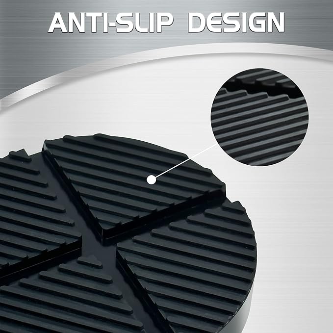 TONDA Jack Stand Pads 2 Pack and Floor Jack Rubber Pad 2 Pack