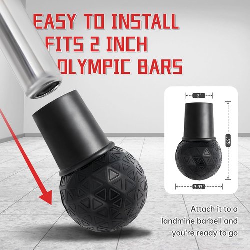 CONREDA Landmine Attachment for Barbell - Versatile T-Bar Row & Press Tool | Fits 2-Inch Olympic Bars