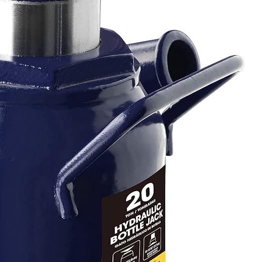 Big RED 20 Ton (40,000 LBs) Torin Hydraulic Stubby Low Profile Car Bottle Jack for Auto Repair and House Lift, Blue, AT92007AU