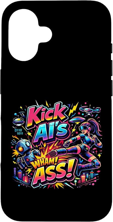 Tech Human vs AI Case for iPhone 16