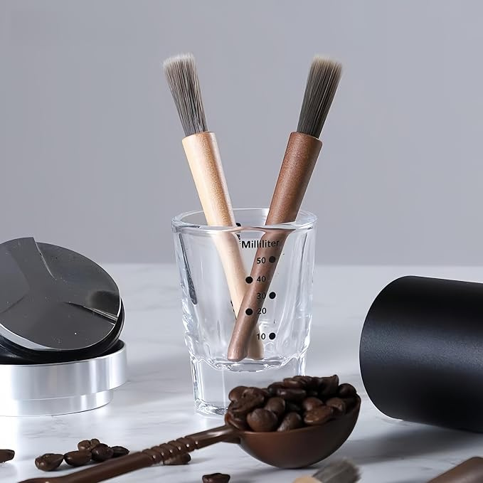 3-Piece Coffee Brush Grinder Cleaning Tool Household Cleaning Brush Set For Removing Coffee Grounds and Table Top Bar Coffee Powder