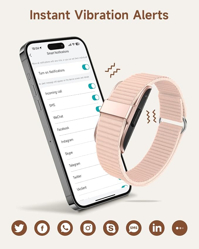 Fitness Tracker for Men Women, Health Activity Fitness Trackers with Sleep Tracker, 24/7 Heart Rate/Blood Pressure/HRV/Stress Monitor, IP68 Bracelet Watch, Free App for Android iPhone, 2 Bands