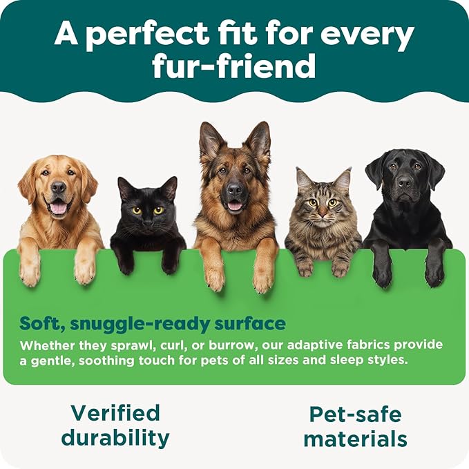 Furhaven Orthopedic Dog Bed for Large/Medium Dogs w/ Removable Bolsters & Washable Cover, For Dogs Up to 55 lbs - Quilted Sofa - Coffee, Large, (Quilted) Coffee