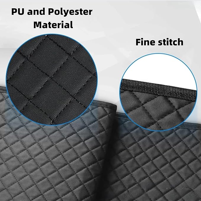 60''x28'' Rolling Creeper Mat with Storage Bag, Foldable Two-Layer Automotive Mechanic Repair Mat, Mechanic Creeper for Low Clearance, Special Roads, Long-Distance Trucks, Mechanics Pad, Black