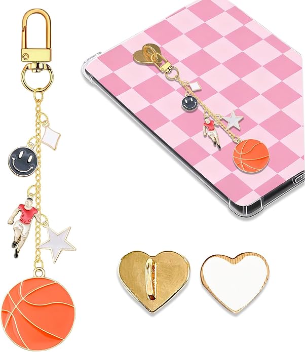 Charm Chains for Kindle,Cute E-reader Phone Charm Bracelets Accessories Compatible for Kindle E-Reader Phone iPad AirPod,Gifts for Reader Booklovers