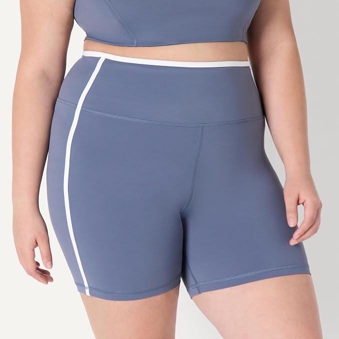 Amazon Essentials Women's Active FormFlex Buttery Soft High Waist Biker Shorts