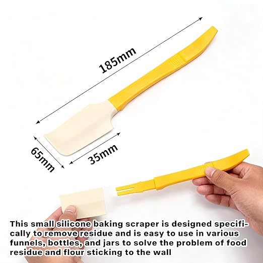 Flour Funnel for KitchenAid Stand Mixer Attachments and Accessories 3 in 1 Baking Set with Measuring Spoons Spatula for 4.5‑5 Qt Mixers