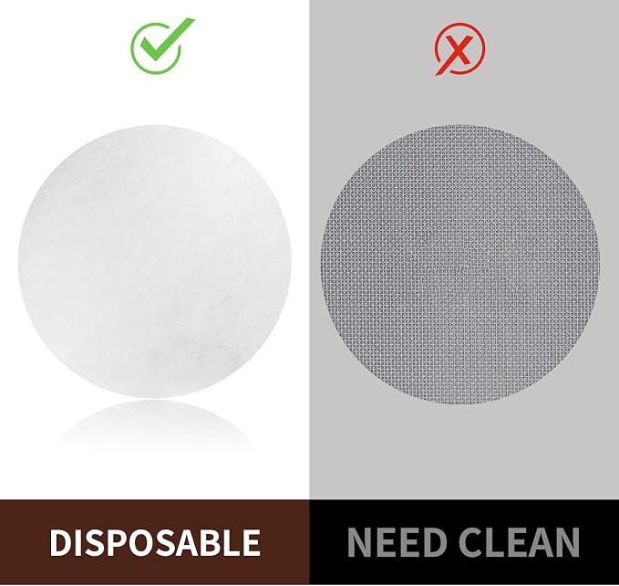 1000 Pcs Coffee Paper Filter for Espresso Coffee Maker, 51 mm | White Espresso Filter Puck Screen Portafilter Paper, for Breville Barista, Mr. Coffee and Other Espresso Machine