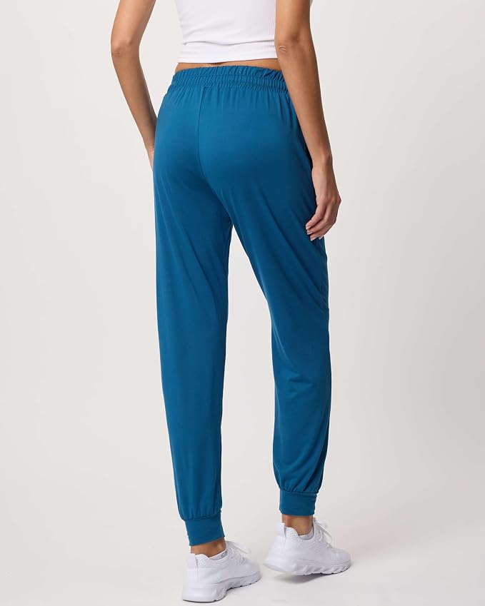 3 Pack Women's Lounge Joggers Sweatpant Active Athletic Yoga Workout Pocket | Available in Plus Size, Ladies Casual, Drawstring Gym Pants, Sleep Bottoms, Hiking, Running, Fitness, Exercise, Pajama, Soft
