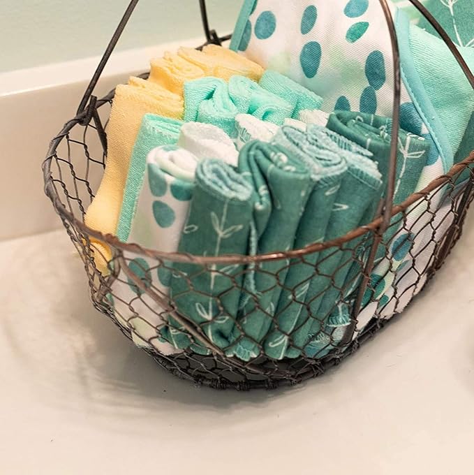 Spasilk Baby 10 Pack Soft Terry Bath Washcloth Wipes