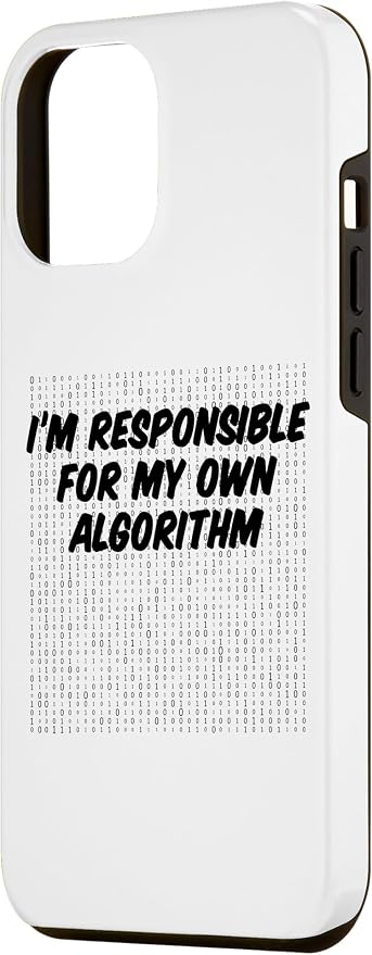 iPhone 12 Pro Max Binary Code Computer Algorithm AI Artificial Intelligence Case