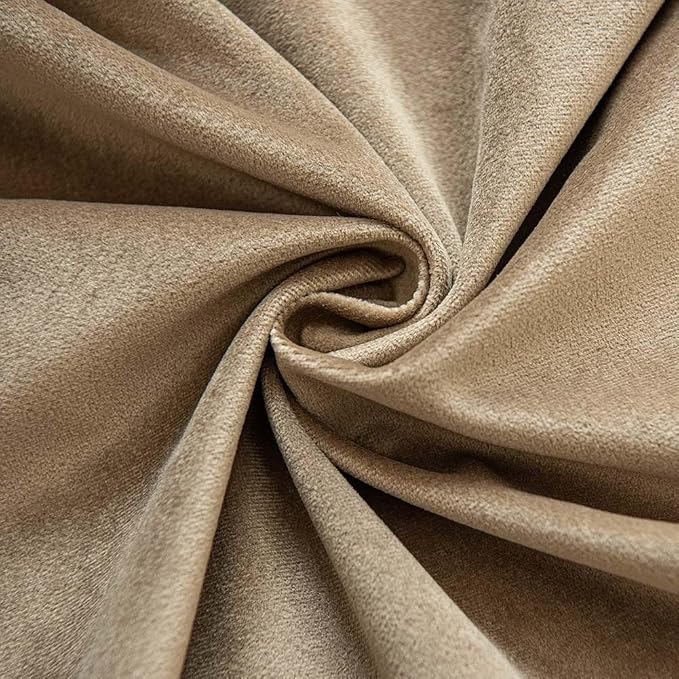 18x18 Throw Pillow Covers Decorative Velvet Cushion Covers Set of 2,Stone | Soft Pillow Cases with Invisible Zipper for Modern Couch Sofa Bed Living Room Bedroom Home Decor