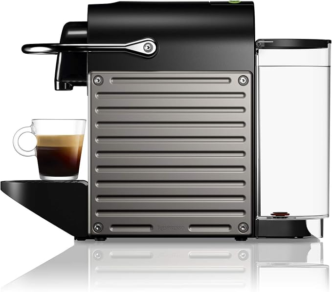 Nespresso BEC430TTN Pixie Espresso Machine by Breville, Titan
