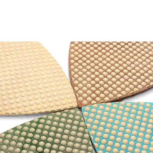 Diamond Triangular Polishing Pads Glass Triangular Sanding Pads, for Concrete Granite Marble Glass (800 Grit)