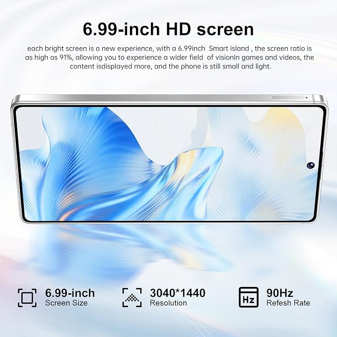 S26 Ultra 5G Unlocked Smartphone,16GB+512GB Cell Phone for Android 15, 6.99" Unlocked Cell Phone, 7000mAh, 68MP+108MP Dual Camera/Dual SIM/Fingerprint Lock/Face (Pink)