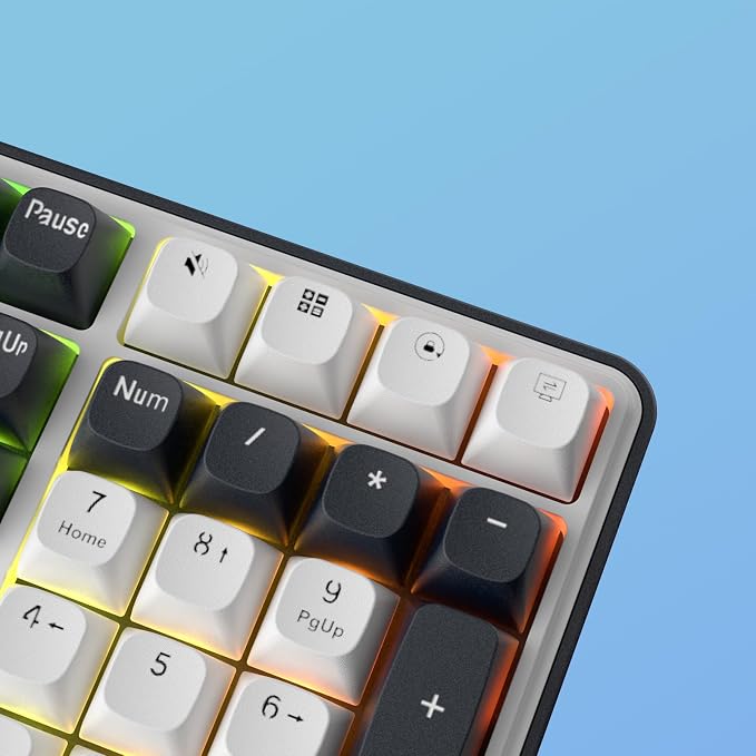 Redragon K689 108-Key Hot-Swap Wired RGB Gaming Keyboard, Extra 4 Hotkeys | Dedicated Shortcut Keys for Mute, Calc & Desktop, Cushioned Noise Dampening for Creamy Thocky Sound, Swap-Ready, PRO Software
