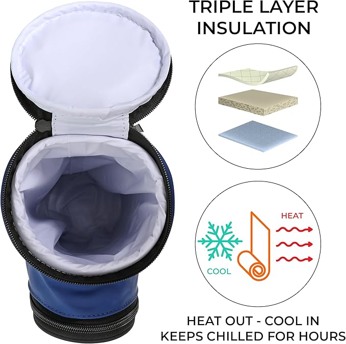 Caddydaddy Golf Bag Cooler - Gifts for Golfers, Essential Golf Accessories for Men, Premium Golf Gifts, Ideal for Keeping Drinks Cold, Versatile Picnic Chiller Cooler for On-The-Go Convenience