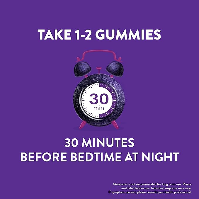 ZzzQuil PURE Zzzs Melatonin Gummies, Sleep Aid, Melatonin 2mg, with Chamomile & Lavender, Melatonin Sleep Gummies, Sleep Aids for Adults, Wildberry Vanilla Flavored, 24 Sleep Gummies