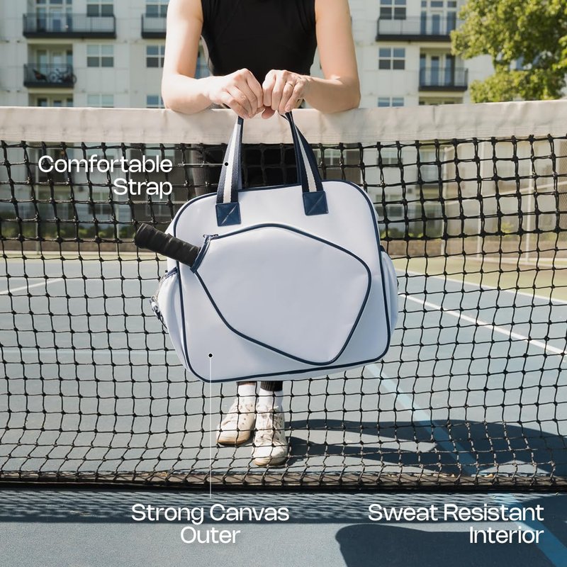 Premium Pickleball accessories - Adjustable Sling w/Side Pocket for Paddle- Fashionable Sport Bag for Women - Pickleball Bag for Women by Kryn