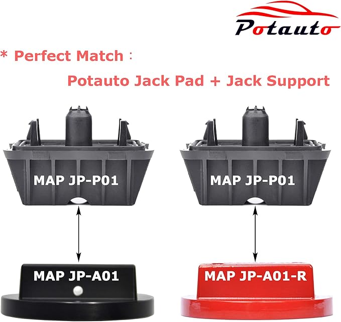 Potauto Upgraded 51717169981 Car Jack Lift Pad Support compatible with BMW Mini 1M128i 135i 325i 328i 330i 335i 528i 535i 550i 640i 650i 740i 750i 760Li M3 M5 M6 E82 E90 E91 F01 F02 F07 F10 F13 Series