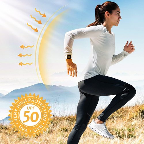 Isnowood Women's Sun Protection Long Sleeve Shirt - UPF 50+ UV Rash Guard for Outdoor Activities