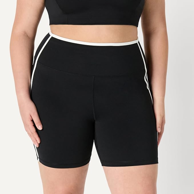 Amazon Essentials Women's Active FormFlex Buttery Soft High Waist Biker Shorts