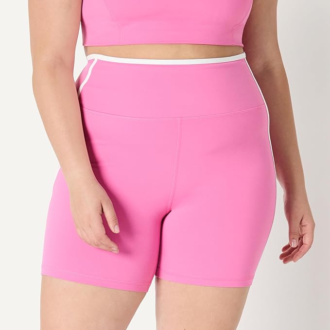 Amazon Essentials Women's Active FormFlex Buttery Soft High Waist Biker Shorts