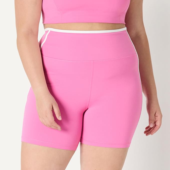 Amazon Essentials Women's Active FormFlex Buttery Soft High Waist Biker Shorts