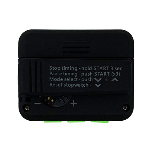 Gymboss Plus Interval Timer and Stopwatch - Black/Green Softcoat
