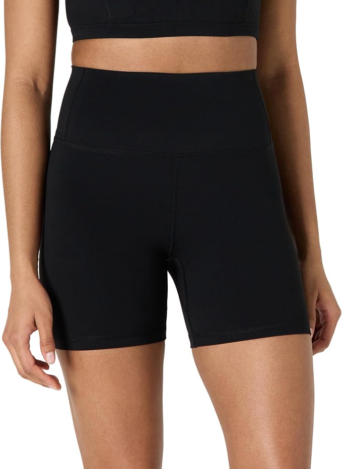 Amazon Essentials Women's Active FormFlex Buttery Soft High Waist Biker Shorts