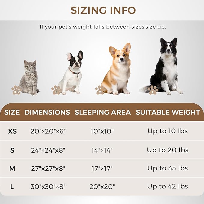 Calming Dog Bed & Cat Bed with Anti-Slip Bottom, Medium Size Washable Anti-Anxiety Donut Dog Beds for Medium Dogs, Fluffy Plush Cozy Round Dog Bed(27 Inch, Light Grey)